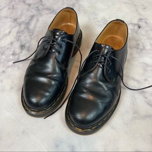 dr. martens made in england black oxfords